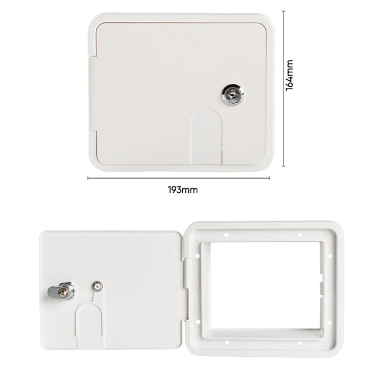RV Accessories Square Wire Hatch Cover Yacht Accessories Wire Storage Box, Wire Storage Box