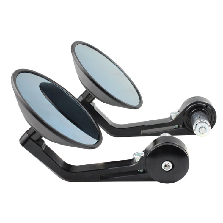 Motorcycle Electric Vehicle Modified Accessories Retro Circular CNC Hand Mirror Rear View Mirror, CNC Hand