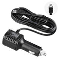 H519 Car Charger Driving Recorder Power Cord Dual USB With Display Charging Line, Specification:, Mini Straight, Mini Right Elbow