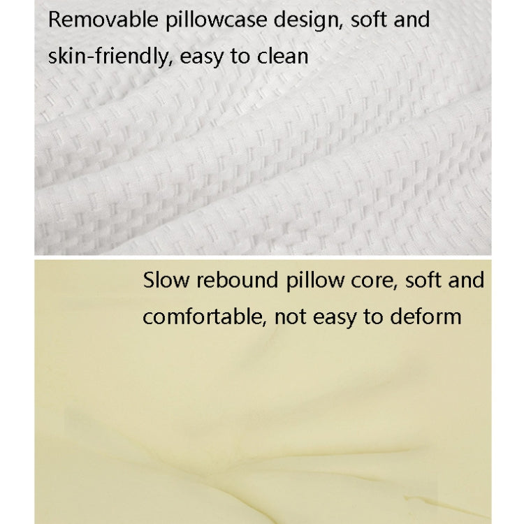 LD-007 Space Memory Foam Butterfly Pillow Sleep Neck Pillow, 61×35×11/6.5cm