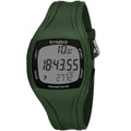 SYNOKE 9105 Multifunctional Sports Time Record Waterproof Pedometer Electronic Watch, Army Green, Gray, Navy Blue, Black, White