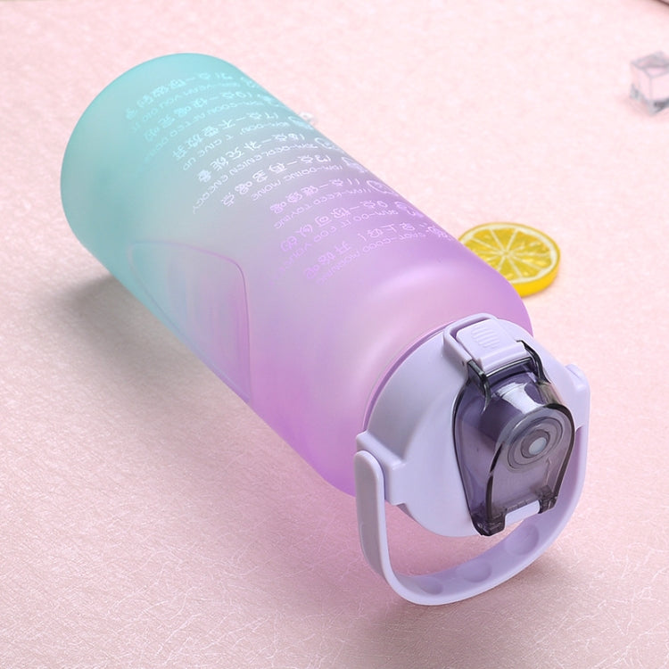 Large-Capacity Sports Water Cup Outdoor Drop-Proof Portable Straw Water Bottle, 1.5L, 2L