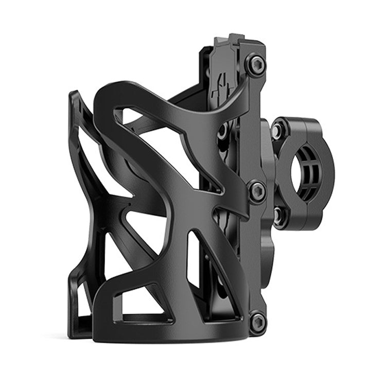 SMCP5456 Motorcycle Drink Holder Bicycle Cup Rack Kettle Frame Modified Accessories, With Pipe Clamp (Black), With Pipe Clamp (Titanium)