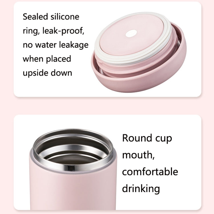 316 Stainless Steel Smart Vacuum Flask Children Portable Mini Display Temperature Cup Big Belly Cup, White, Red, Blue, grey, Pink, Taro Purple, Kapok Green, Maple Leaf Orange, Gardenia White