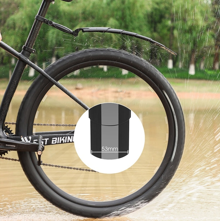 WEST BIKING Mountain Bike Retractable Folding Mudguards, WEST BIKING Mudguards