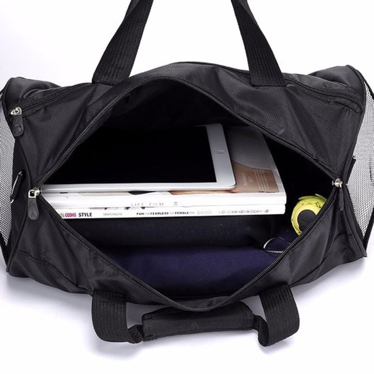 Leisure Sports Fitness Bag Men And Women One-Shoulder Diagonal Portable Cylindrical Travel Bag, Small