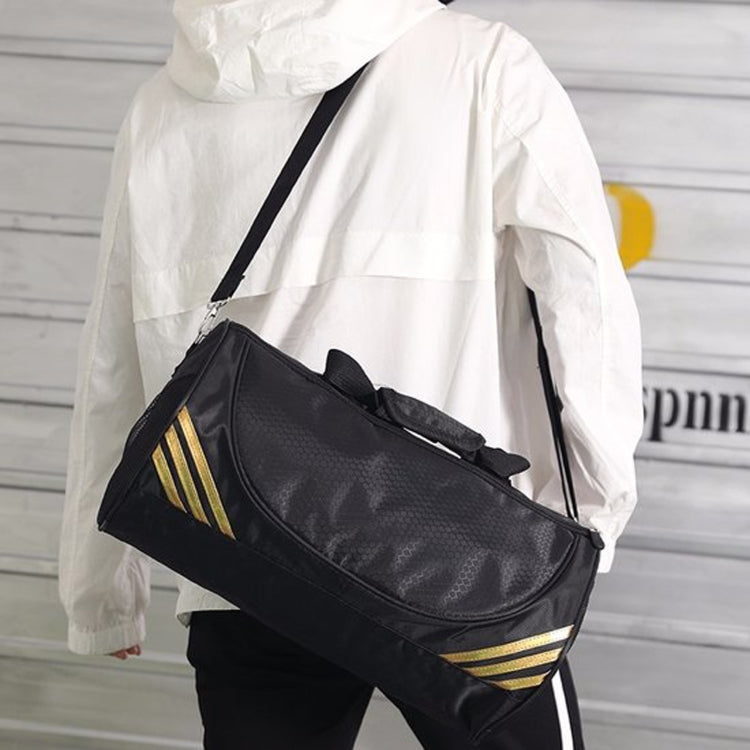 Leisure Sports Fitness Bag Men And Women One-Shoulder Diagonal Portable Cylindrical Travel Bag, Small