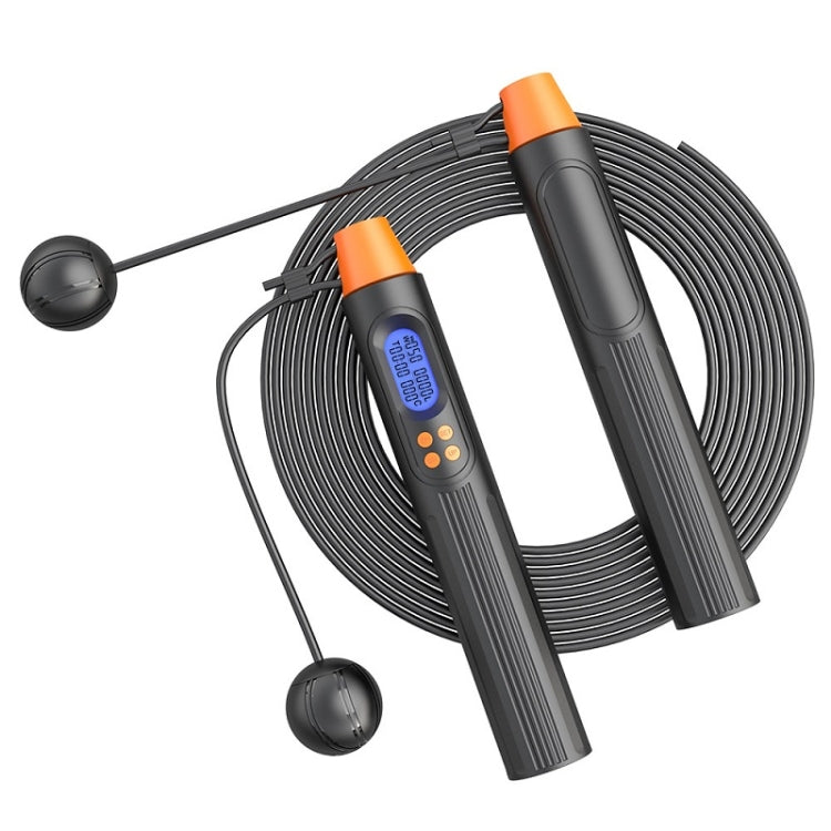 Fitness Smart Counting Slub Wire Skipping Rope Dual Purpose Corded / Cordless Jump Rope, Corded / Cordless Jump Rope(Black Red), Corded / Cordless Jump Rope(Black Yellow), Corded / Cordless Jump Rope(Gray Pink), Corded / Cordless Jump Rope(White Gray)