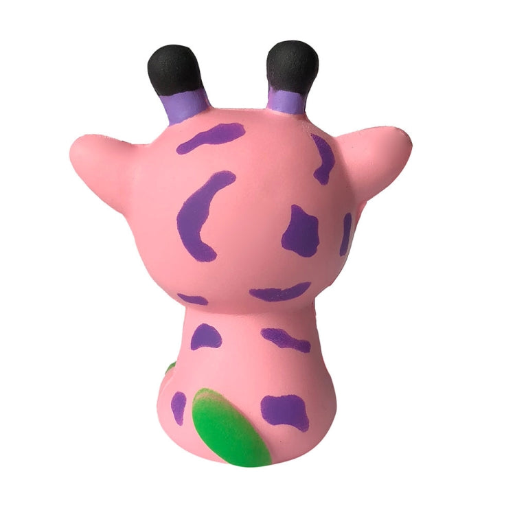 2 PCS TTPU1100 Cartoon Cute Slow Rebound Sika Deer Decompression Toy, Pink, Purple, Blue