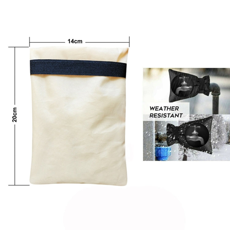 3 PCS Outdoor Winter Faucet Waterproof Oxford Cloth Antifreeze Cover, 14x20cm Antifreeze Cover(3PCS)