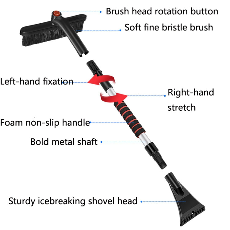 Suitu ST-3904 Car Multi-Purpose Snow Removal Frost Removal Tool, ST-3904