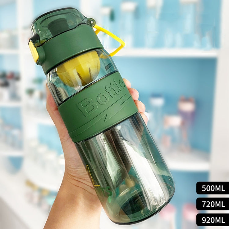 8012 Outdoor Large Capacity Sports Cup Anti-impact Fitness Kettle, Capacity:, 500ml (Pearl White), 500ml (Black Gray), 500ml (Storm Purple), 500ml (Storm Orange), 500ml (Storm Green), 500ml (Storm Blue), 720ml (Pearl White), 720ml (Black Gray)         ...