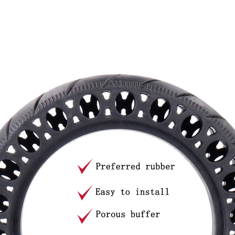9.5 inch Electric Scooter Shock-Absorbing Honeycomb Solid Tires For Xiaomi Mijia M365, Shock-Absorbing Honeycomb Solid Tires