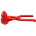 10 PCS YR758 Children Winter Outdoor Toy Snowman 3D Snow & Sand Mould Tool, Red, Blue, Yellow, Pink, Green