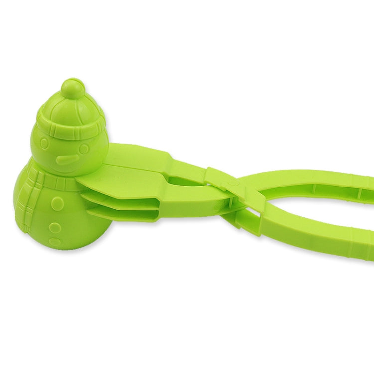 10 PCS YR758 Children Winter Outdoor Toy Snowman 3D Snow & Sand Mould Tool, Red, Blue, Yellow, Pink, Green