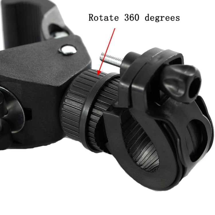 3 PCS Bicycle 360 Degree Rotating Lamp Holder Lamp Clip, 3 PCS Bicycle Lamp Clip