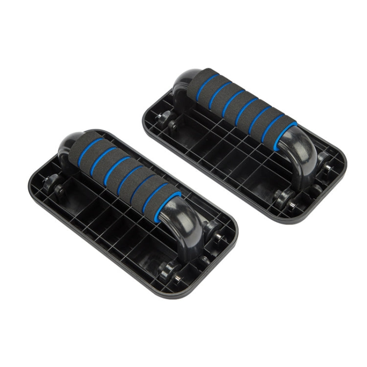 1 Pair Four-wheel Abdomen Equipment Multifunctional Push-Up Stand, 1 Pair Four-wheel Push-Up Stand