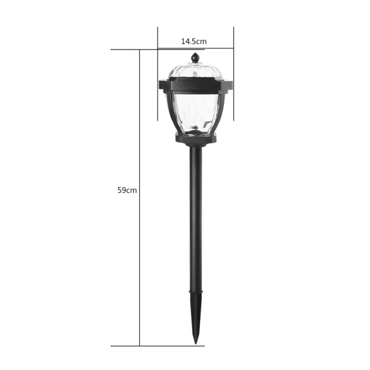 2 LED Solar Waterproof Outdoor Garden Light, Style:, White Light-Lawn Lamp, Warm Light-Lawn Lamp, White Light-Column Cap