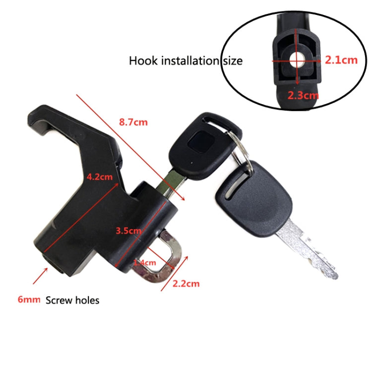 3 Sets Motorcycle Helmet Fixed Lock Hook, Motorcycle Helmet Fixed Lock Hook