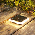 8 LED Solar Outdoor Waterproof Transparent Buried Light, Square-White Light, Square-Warm Light, Round-White Light, Round-Warm Light