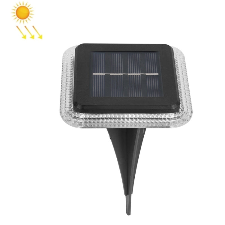 8 LED Solar Outdoor Waterproof Transparent Buried Light, Square-White Light, Square-Warm Light, Round-White Light, Round-Warm Light