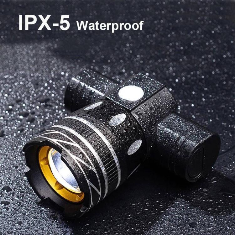 7602 LED USB Charging Telescopic Zoom Bicycle Front Light, Specification:, Headlight, Headlight + 928 Taillight, Headlight + 056 Taillight, Headlight + 313 Taillight, Headlight + Gem Lamp, Headlight +11034 Taillight, Headlight + Laser Taillight        ...