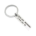 10 PCS C1010 Drive Safe Stainless Steel Tag Keychain, 10x40mm
