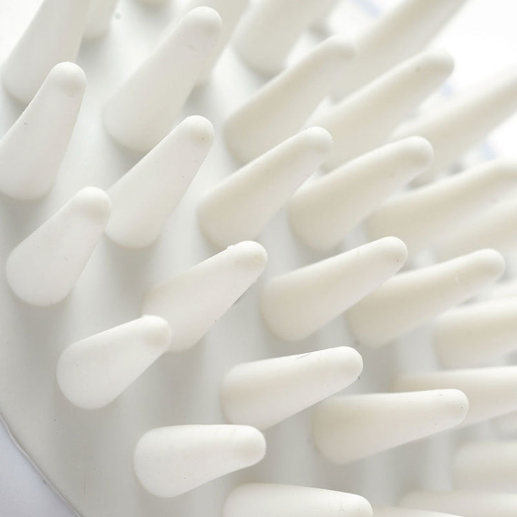 10pcs XTS01 Silicone Soft Teeth Head Shampoo Massage Comb Shampoo Brush, Shampoo Brush