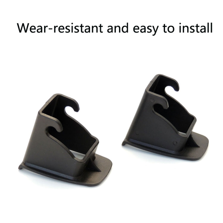 10 Pairs CSJY-4001 Car Child Safety Seat Interface Guide Slot, Black, Red
