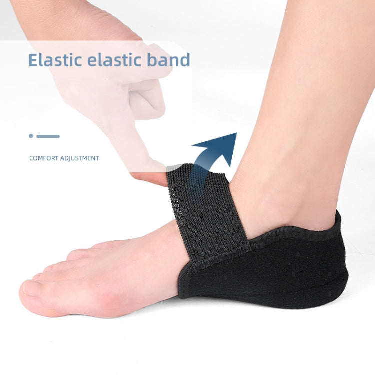 1 Pair Heel Protective Cover Shock Absorption Comfortable Booster, S (36-40) 1cm, S (36-40) 2cm, S (36-40) 3cm, L (41-45) 1cm, L (41-45) 2cm, L (41-45) 3cm