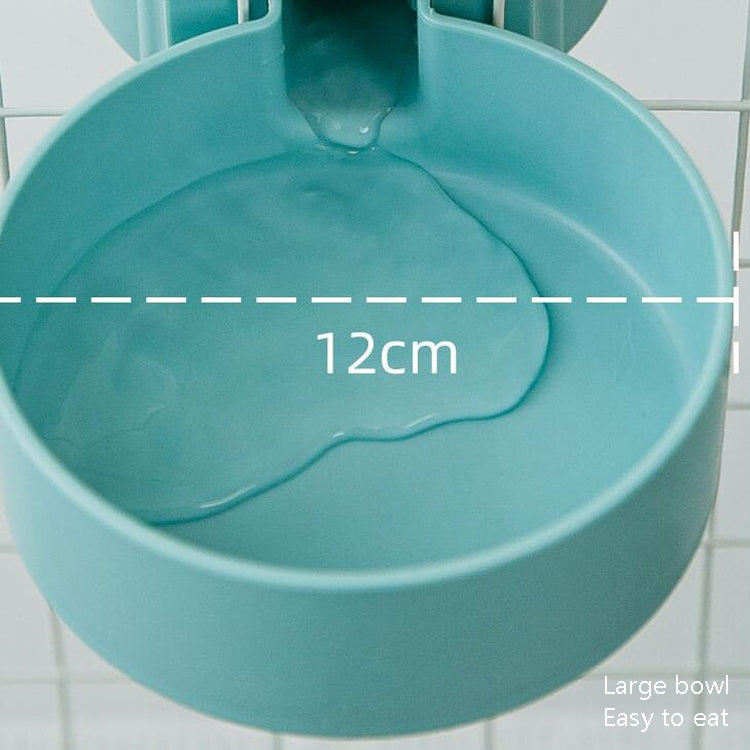 Cat Automatic Hanging Cage Feeder, Style:, Drinking Water+Feeder (Flower Green), Drinking Fountain (Flower Green), Feeder (Flower Green), Drinking Water+Feeder (White), Drinking Fountain (White), Feeder (White), Drinking Water+Feeder (Purple)          ...