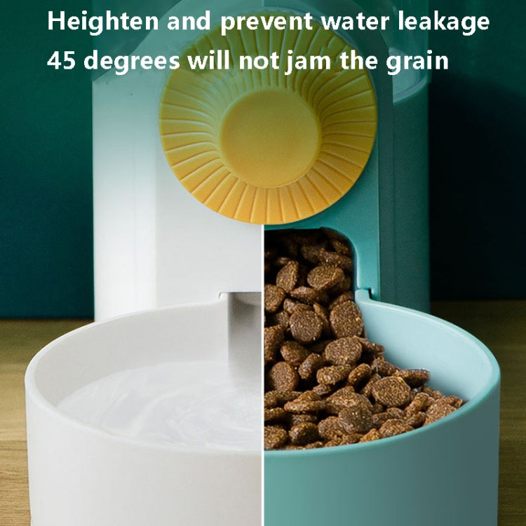 Cat Automatic Hanging Cage Feeder, Style:, Drinking Water+Feeder (Flower Green), Drinking Fountain (Flower Green), Feeder (Flower Green), Drinking Water+Feeder (White), Drinking Fountain (White), Feeder (White), Drinking Water+Feeder (Purple)          ...