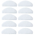 10 PCS Disposable Rag Mop Cloth For  Ecovacs Deebot T8, 10 PCS Rag White
