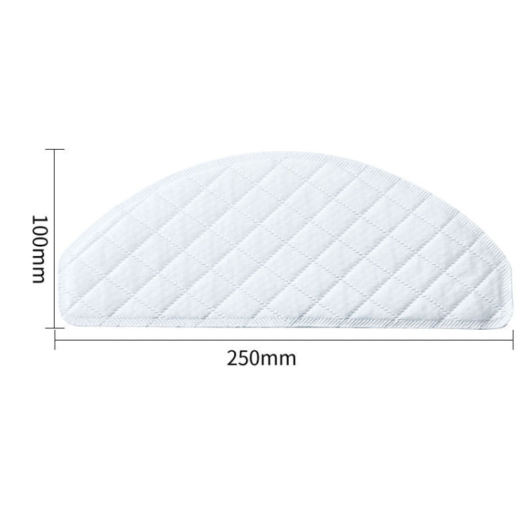 10 PCS Disposable Rag Mop Cloth For  Ecovacs Deebot T8, 10 PCS Rag White