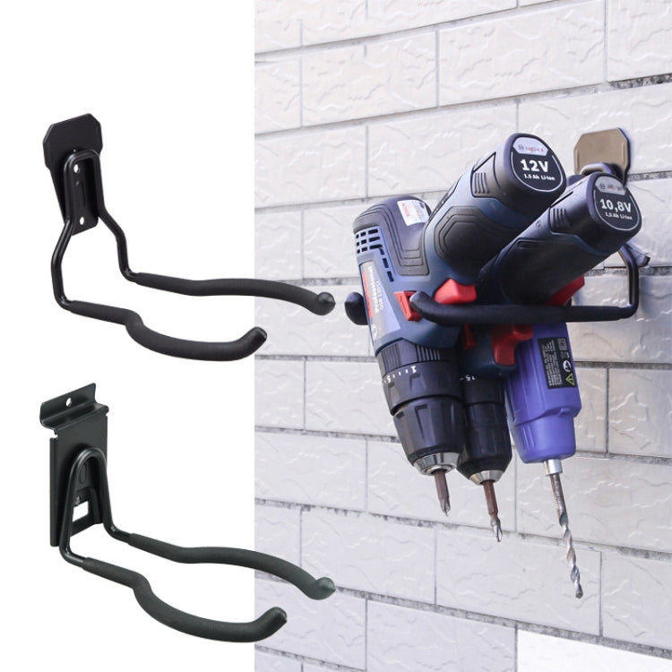 Electric Tool Hook Wall Hanging Metal Storage Shelf, Style:, 820 Black, 830 Black