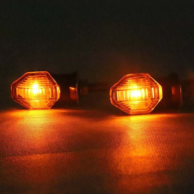 2pcs Motorcycle Steering Lamp Small Shark LED Highlight, MK-100