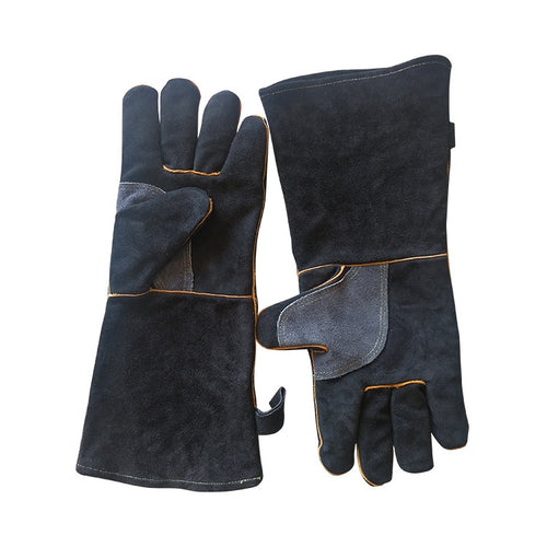 1 Pair Outdoor Gardening Cut-Proof Cowhide Welding Gloves, Length, 35cm, 40cm