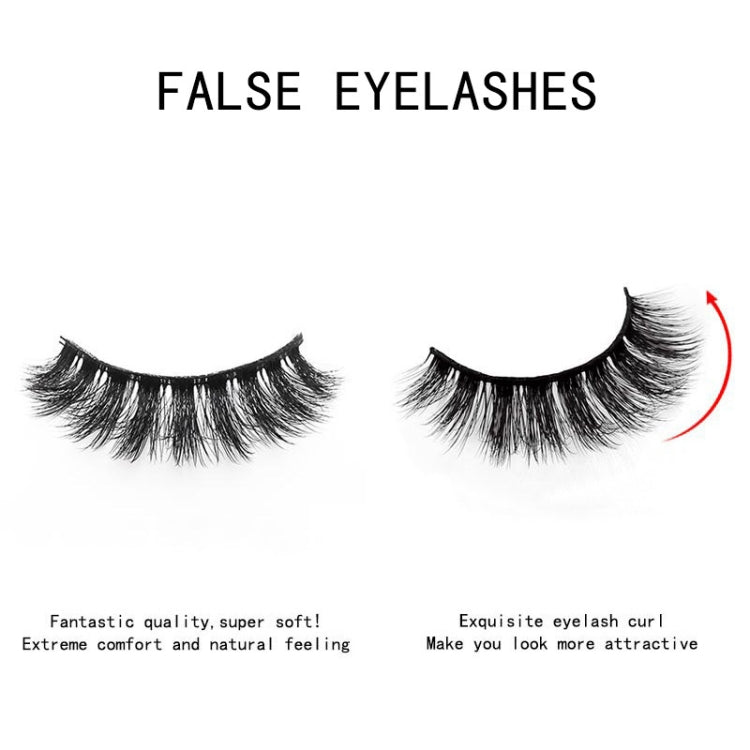 ShiDiShangPin 5 Pairs Mink Fake Eyelashes With Tweezers, G600, G601, G602, G603, G604, G605