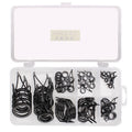Ceramic Wire Loop Luya Rod Fishing Gear Accessories, 75 PCS / Box