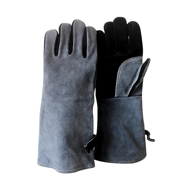 1 Pair JJ2001-1 Oven Microwave Baking Barbecue Insulation Gloves, Barbecue Insulation Gloves
