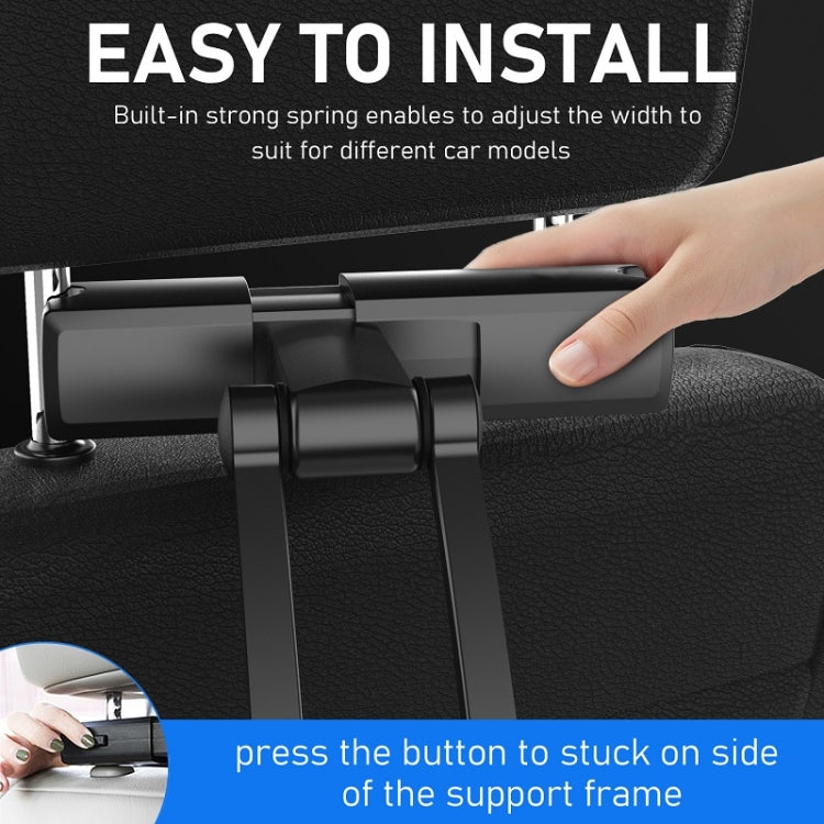 PB-45B Car Rear Aluminum Alloy Telescopic Mobile Phone Holder, Black Color Box, Red Color Box