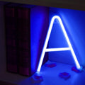 Blue Letter Number Neon Lights Holiday Decoration Lights, Letter A, Letters B, Letter C, Letter D, Letter E, Letter F, Letter H, Letter I, Letters L, Letter N, Letter O, Letter R, Letter U, Number 2, Number 3, Number 4, Number 5, Number 6, Number 7    ...