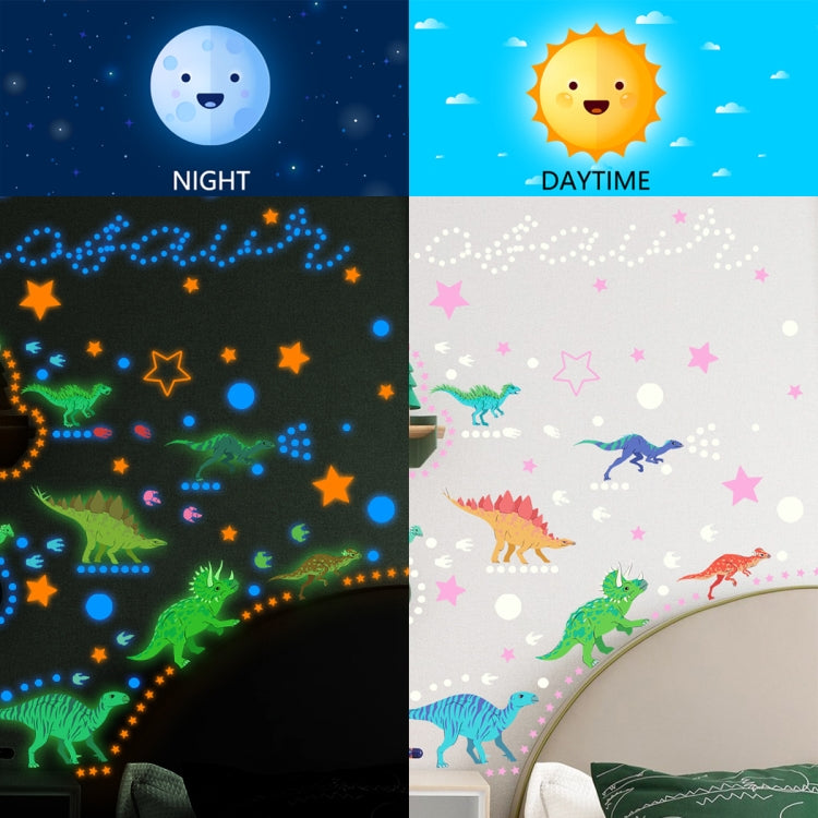 ZSZ2103 Dinosaur Starry Sky Color Luminous Decorative Wall Sticker, ZSZ2103