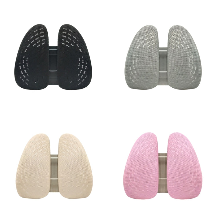 5297 Car Massage Seat Cushion, Black with Black, Gray with Gray, Beige with Beige, Beige with Pink