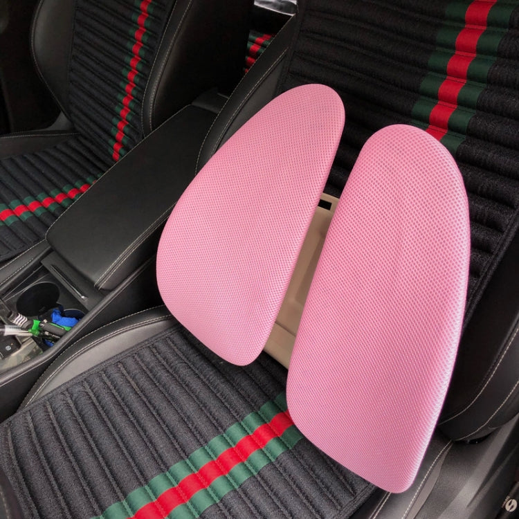 5297 Car Massage Seat Cushion, Black with Black, Gray with Gray, Beige with Beige, Beige with Pink