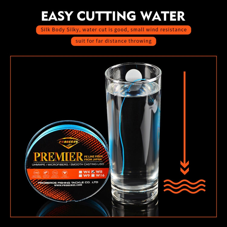 PROBEROS 8 Edited 100M Majestic Horse Fish Line, 0.4 / 6LB, 0.6 / 8LB, 0.8 / 10LB, 1.0 / 15LB, 1.5 / 20LB, 2.0 / 30LB, 3.0 / 40LB, 4.0 / 50LB, 5.0 / 60LB