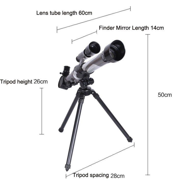 C2130 20X-40X HD Astronomical Telescope With Multi-Eyepiece, C2130