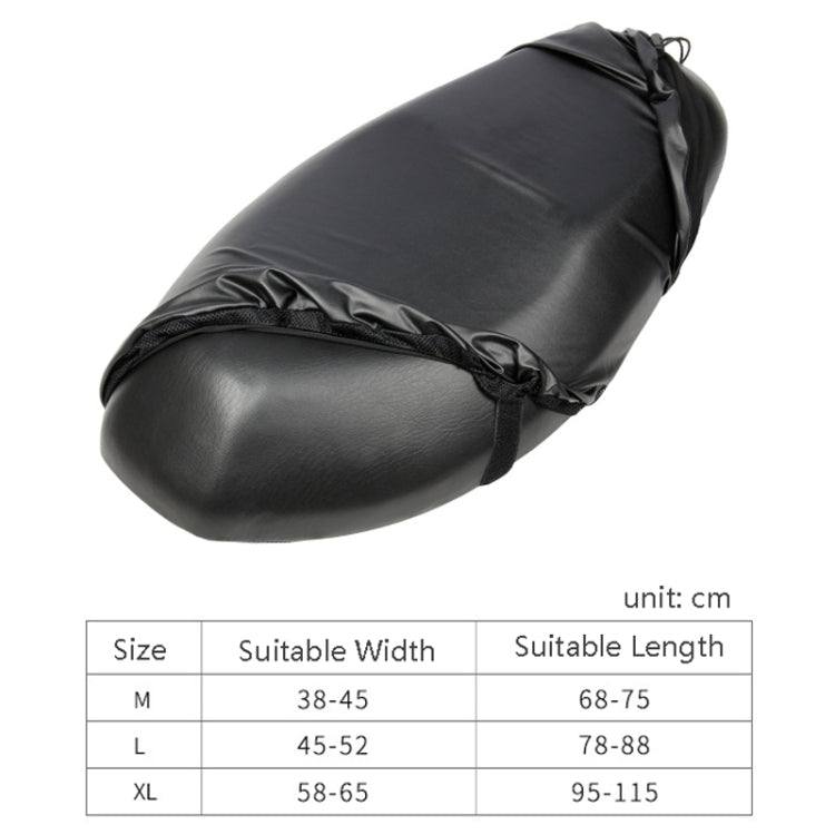 MC1004 Motorcycle Sun Protection Dustproof Rain Seat Cover, M, L