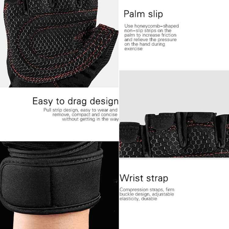 ST-2120 Gym Exercise Equipment Anti-Slip Gloves, S, M, L, XL