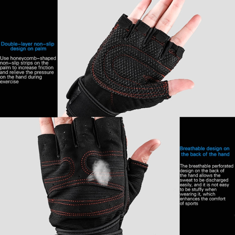 ST-2120 Gym Exercise Equipment Anti-Slip Gloves, S, M, L, XL